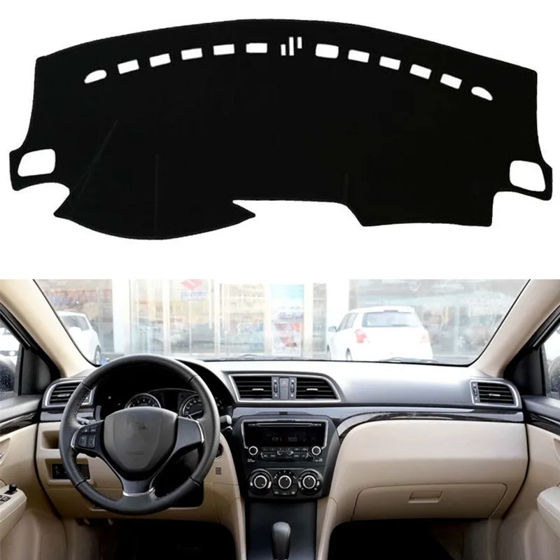 

For Suzuki Ciaz 2014-2018 Dashboard Cover Mat Pad Dashmat Dash Cover Sun Shade Instrument Protect Carpet Car Styling Accessories