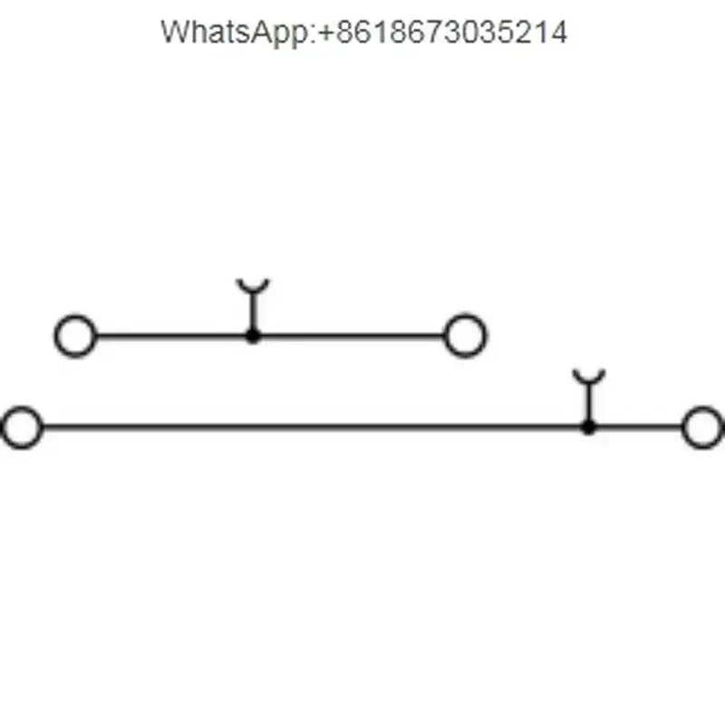 100 шт. WDK 2 5 1021500000 двухъярусный подающий терминал