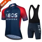 Новинка 2022, командный комплект трикотажных изделий для велоспорта Ineos, велосипедный Быстросохнущий нагрудник 19D, одежда для велоспорта из геля, одежда для велоспорта, униформа для Майо, спортивная одежда