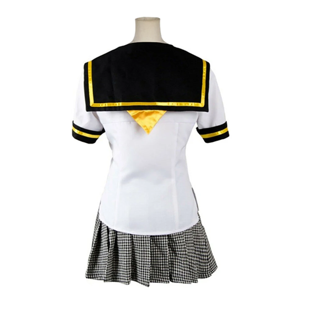 Костюм для косплея Мику из аниме Вокалоид юбка Len сестры Рина вечерняя униформа с