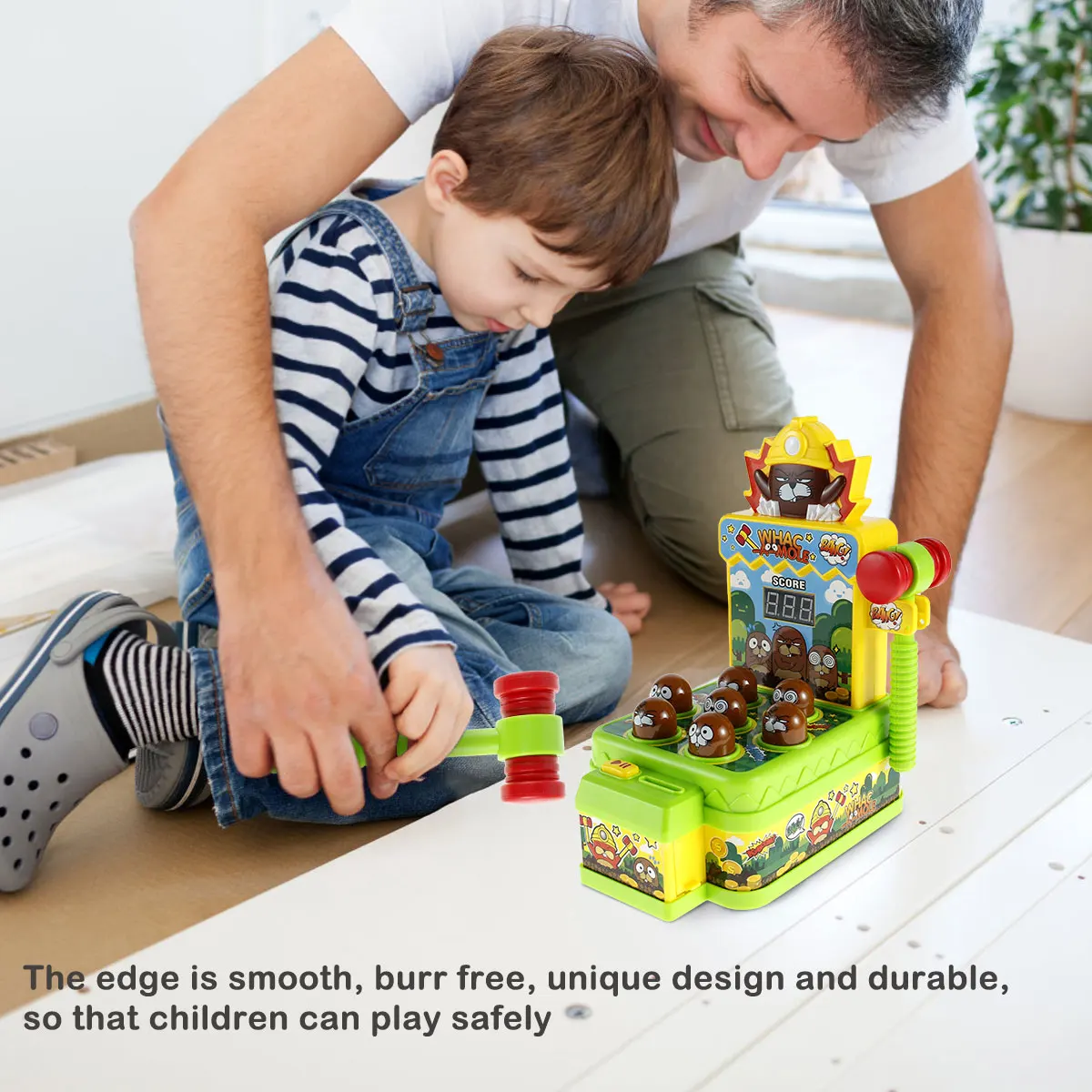 

Игрушка электронная Whack a родинка, игрушка Интерактивная со звуком и светом, игрушка-родинка для мальчиков и девочек возрастом от 3 лет