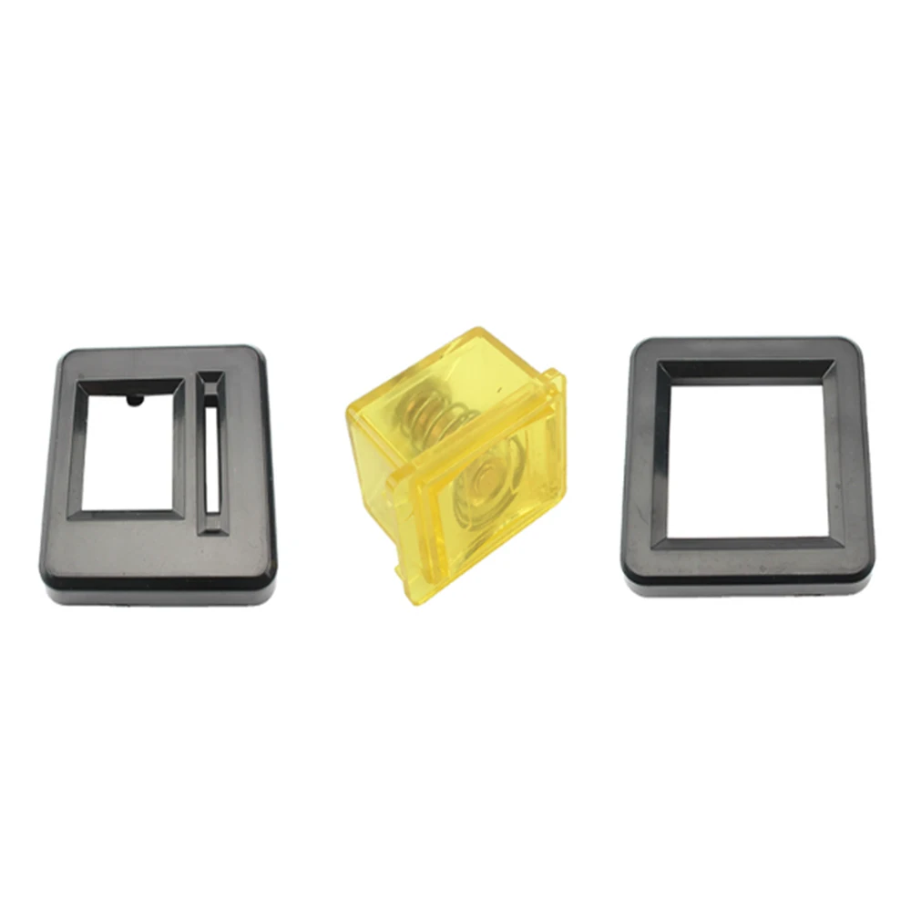 

coin door button and frame