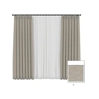 living room dining room bedroom wood grain horizontal stripe fine grain curtain finished cotton cloth cotton light curtain