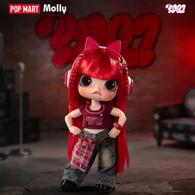 POP MART MOLLY X YUQI 18 Фигурка из серии Co-branded Blind Box Toys, милые аниме-фигурки, игрушки-сюрпризы, загадочные коробки-сюрпризы, куклы (art.: 3920db850e3ba) - 3920db850e3ba