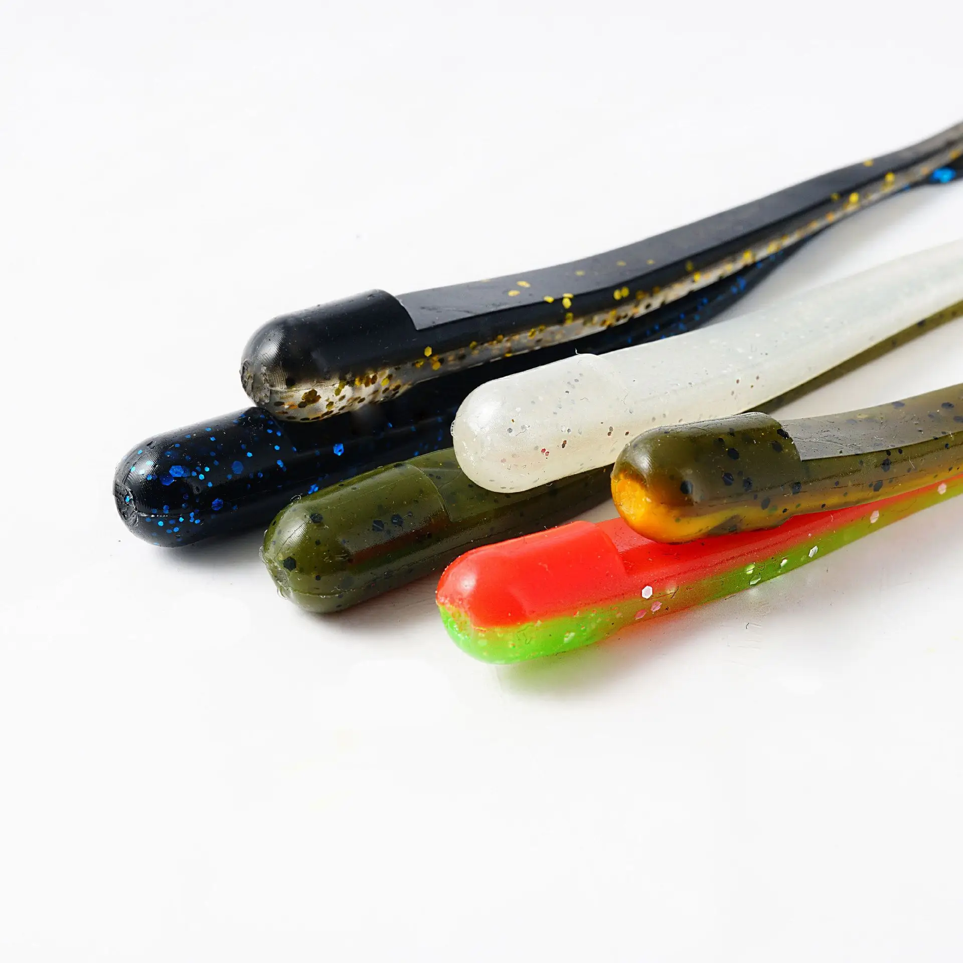 

10 шт. 12 см/3 г бионическая искусственная приманка из ПВХ для морской рыбалки, Мягкая приманка с раздвоенным хвостом, приманка в виде червя