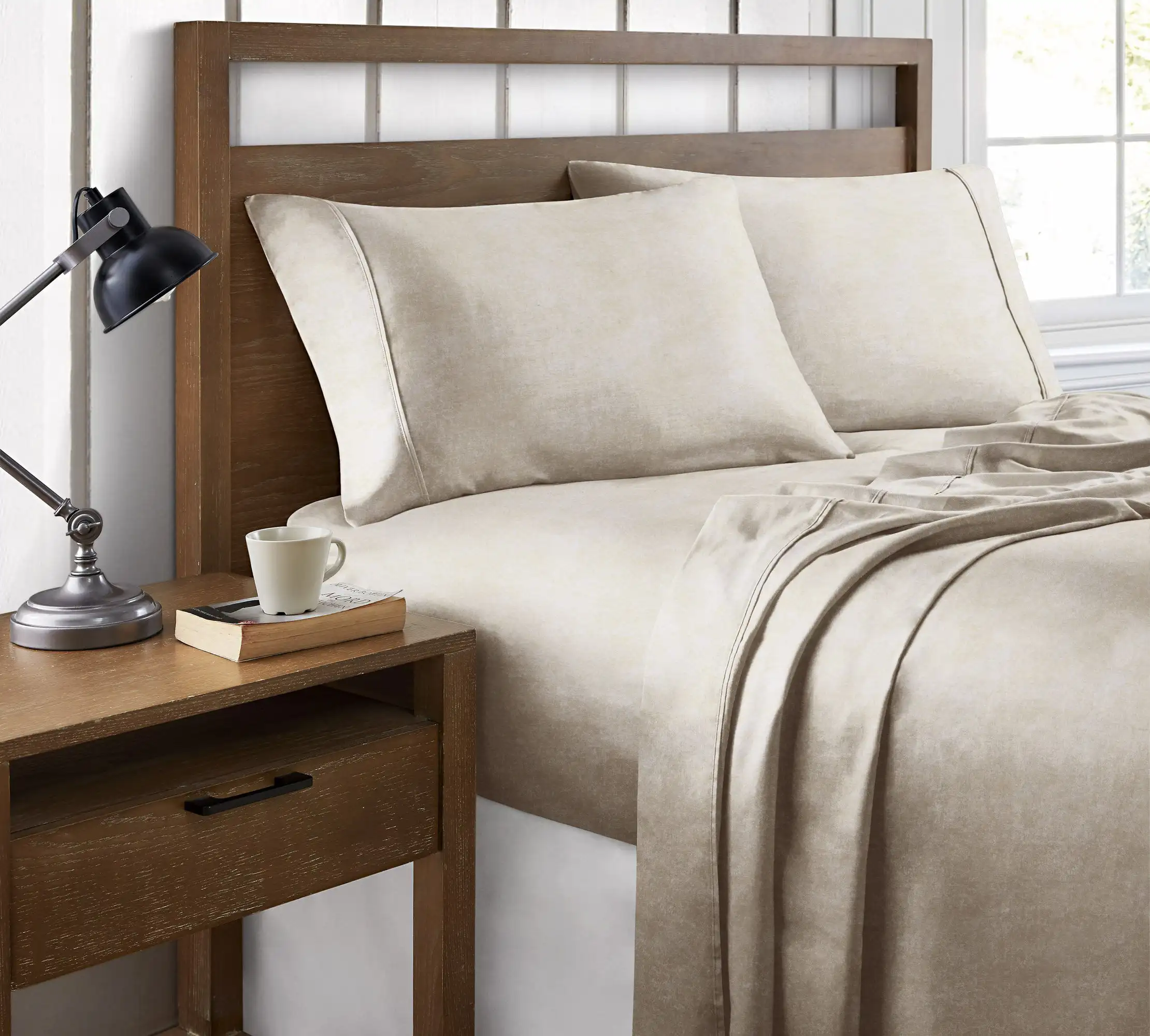 

100% Organic Cotton Heather Printed Sheets Collection