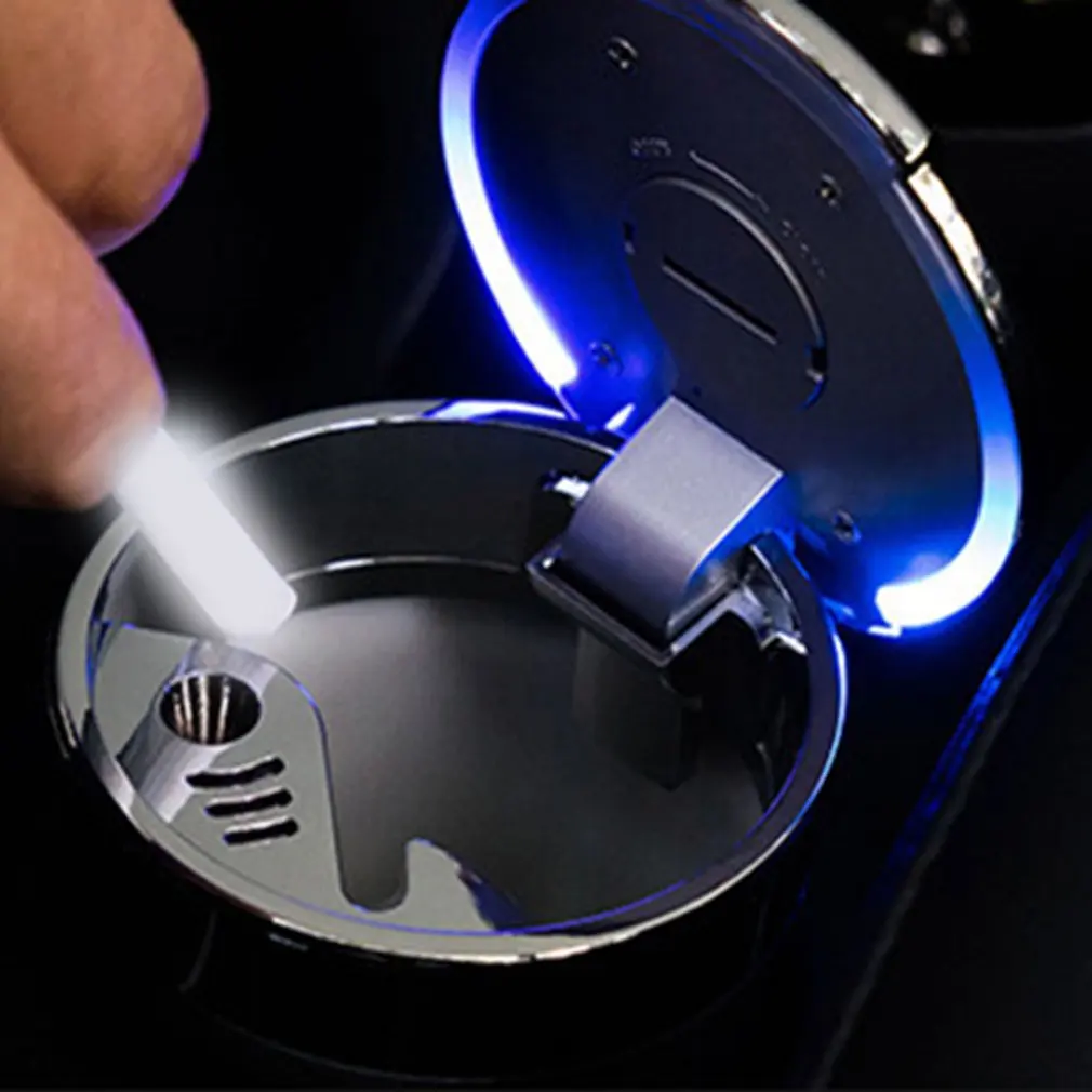 Автомобильная пепельница с крышкой портативная для автомобиля