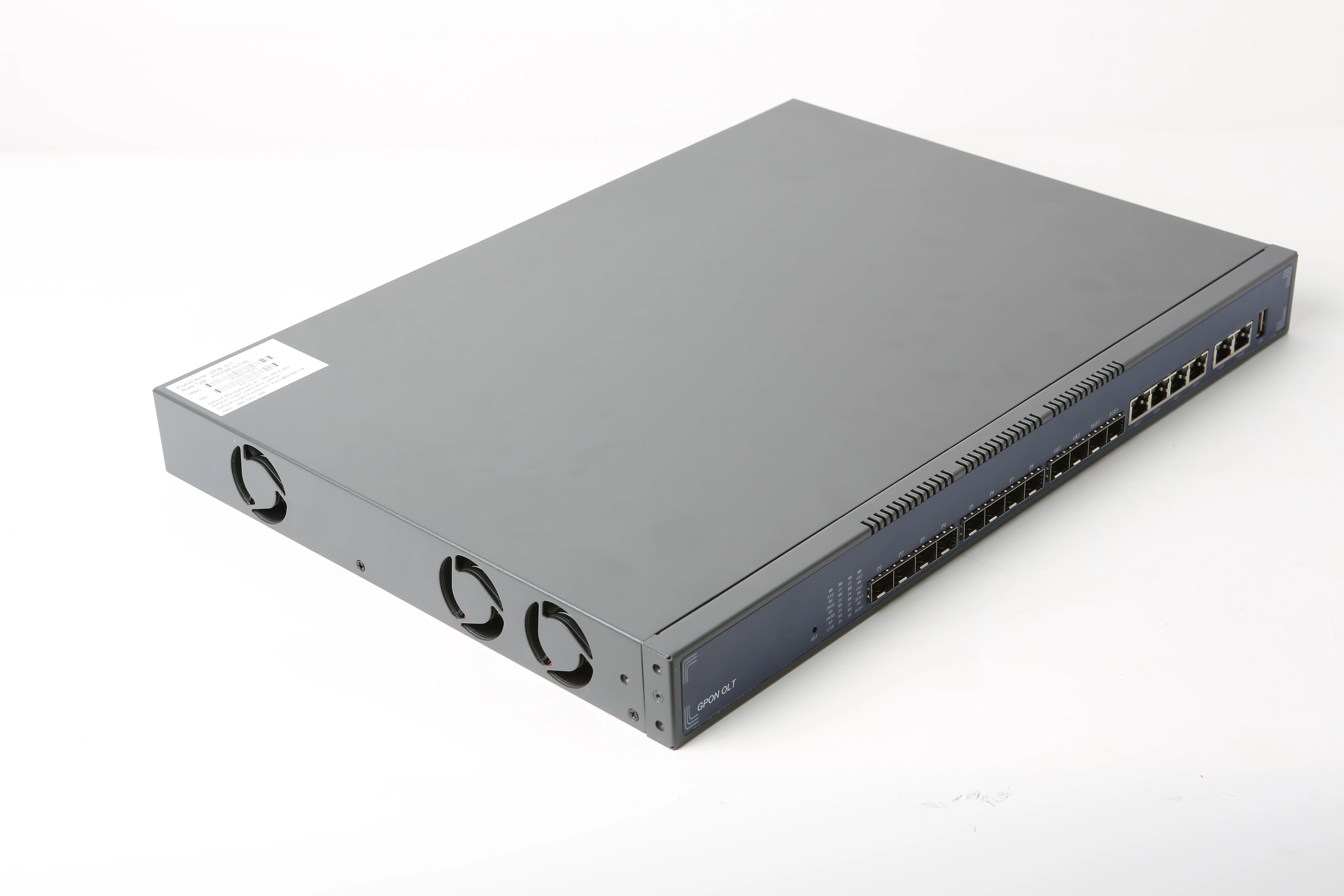 Фото HiOSO 1U GPON OLT 8PON 4PON GPON OLT Волоконно-оптическое оборудование FTTx Solutions 4 порта Mini OLT FTTH Один источник питания HA7308G-L №2
