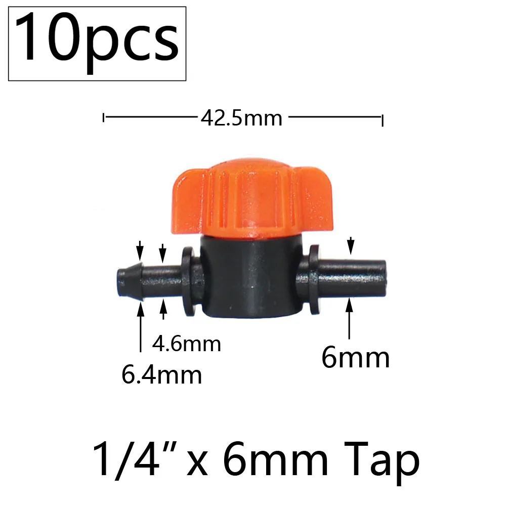 10 шт. миниатюрные пластиковые запорные соединительные клапаны соединители для