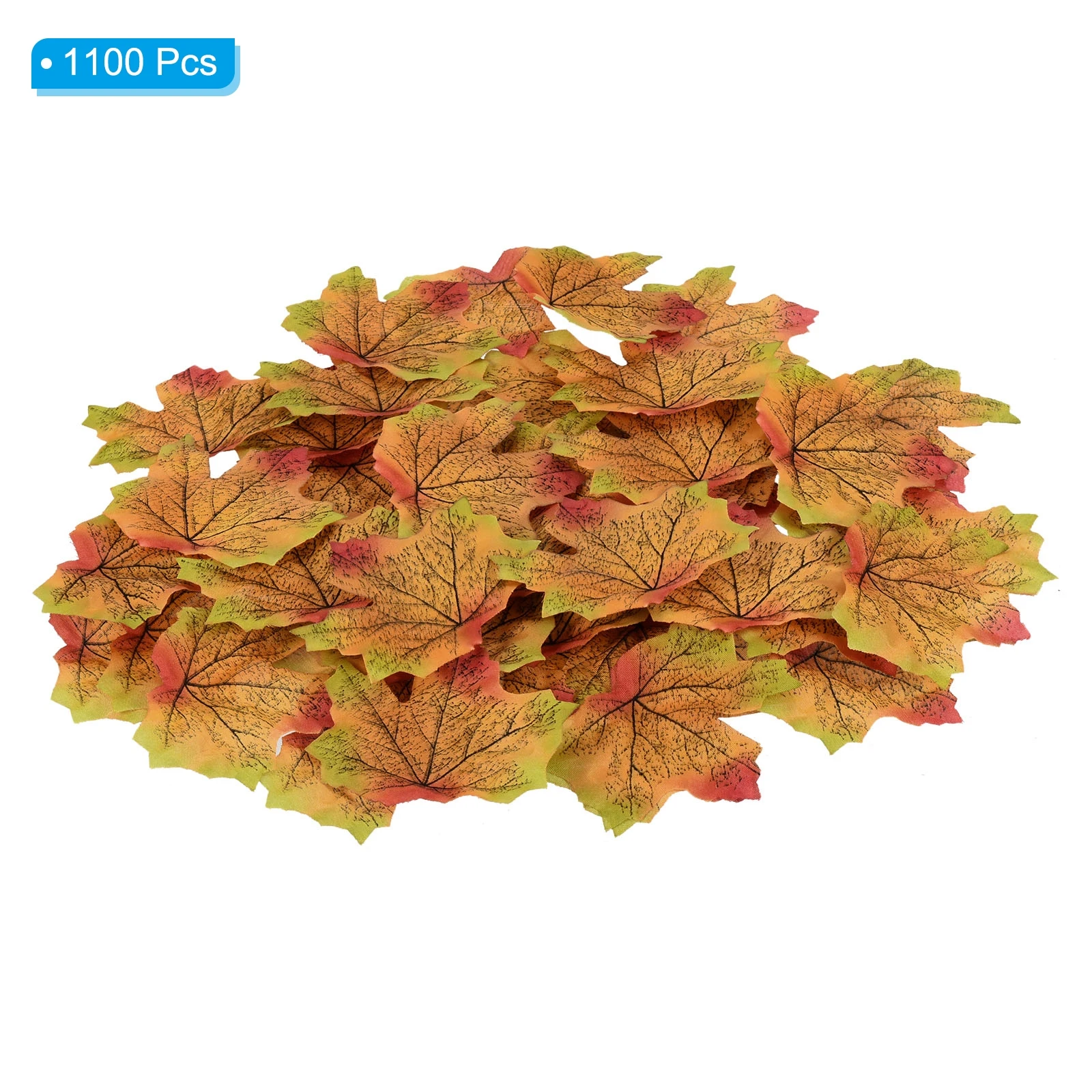 

Искусственные кленовые листья золотые 400/1100 шт.