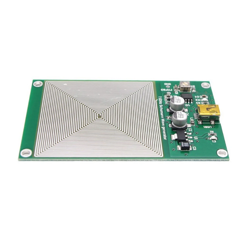 

Генератор волн Шуманна FM783 7,83 Гц, звуковое улучшение низкочастотного импульса с USB-кабелем, ультра-низкочастотный импульсный генератор