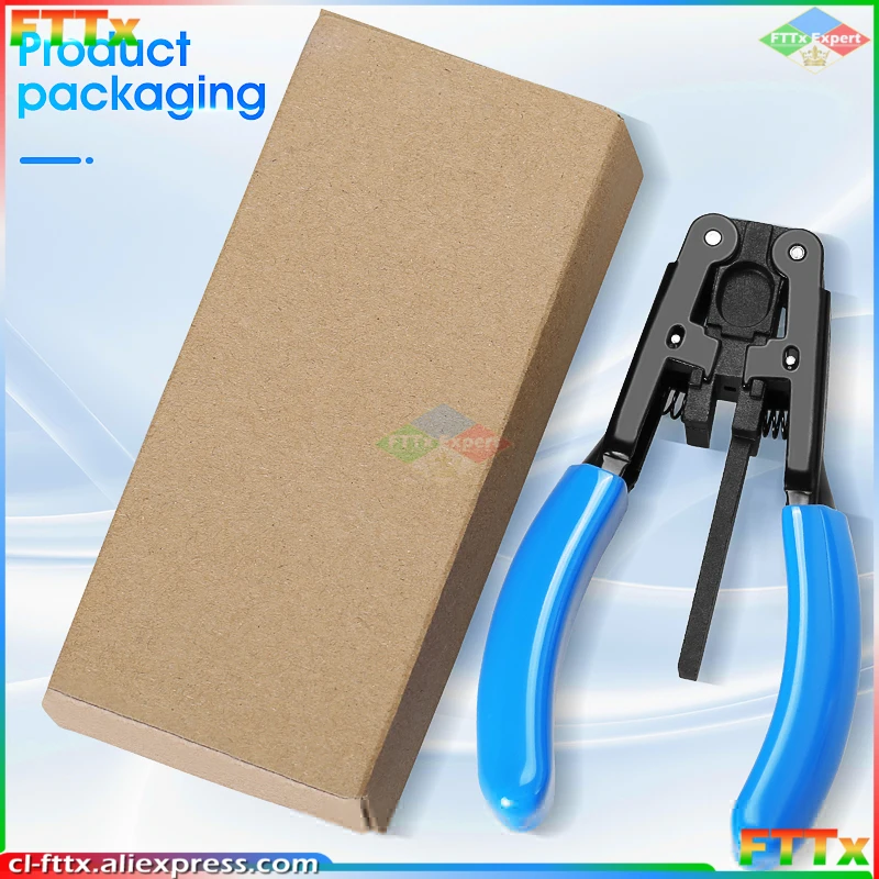 FTTH Optical Fiber Stripping Tool 5G Leather Cable Stripper Pliers 2.1*1.6mm Photoelectric Composite Cable Wire Stripper