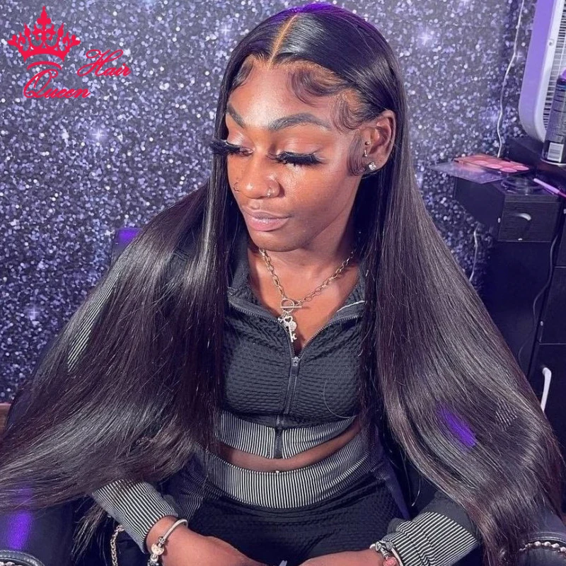 

Invisible Real HD Transparent 13x4 Lace Front Wig Mongolian Virgin Human Hair Human Natural Hair For Women Queen Hair Products