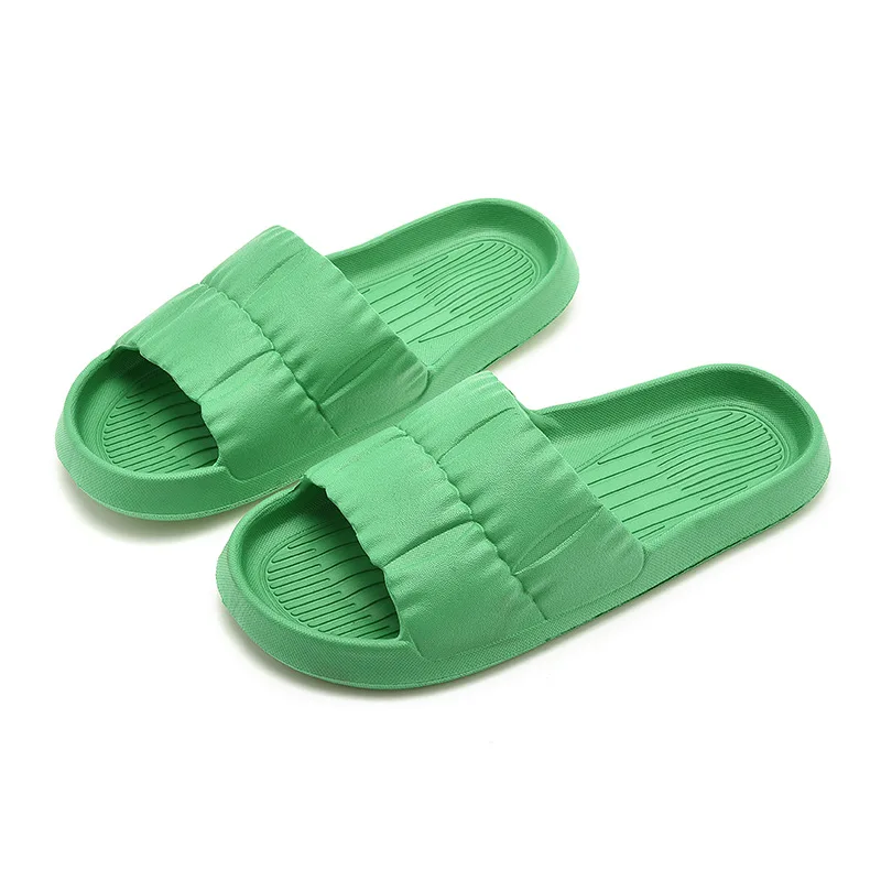 2023 Men Platform Slippers Shoes Unisex Summer Beach Eva Soft Sole Slide Sandals Leisure Women Indoor Bathroom Anti-slip Slides