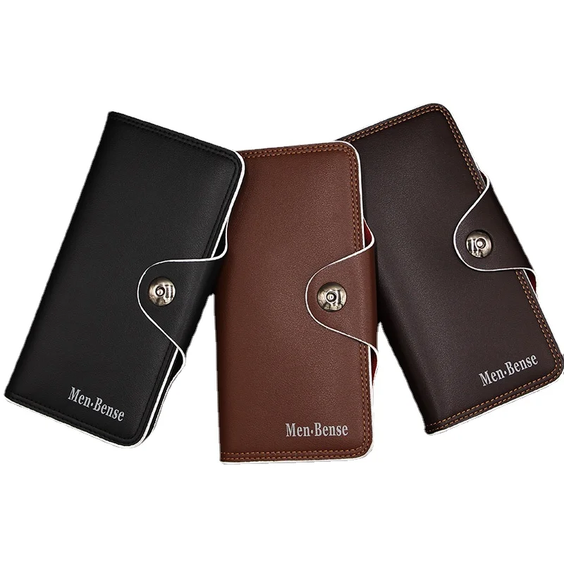 

Men's Wallet PU Leather Long Design Quality Fashion Casual Men's Wallet Zipper Multifunctional Wallet Magnetic Buckle Wallet