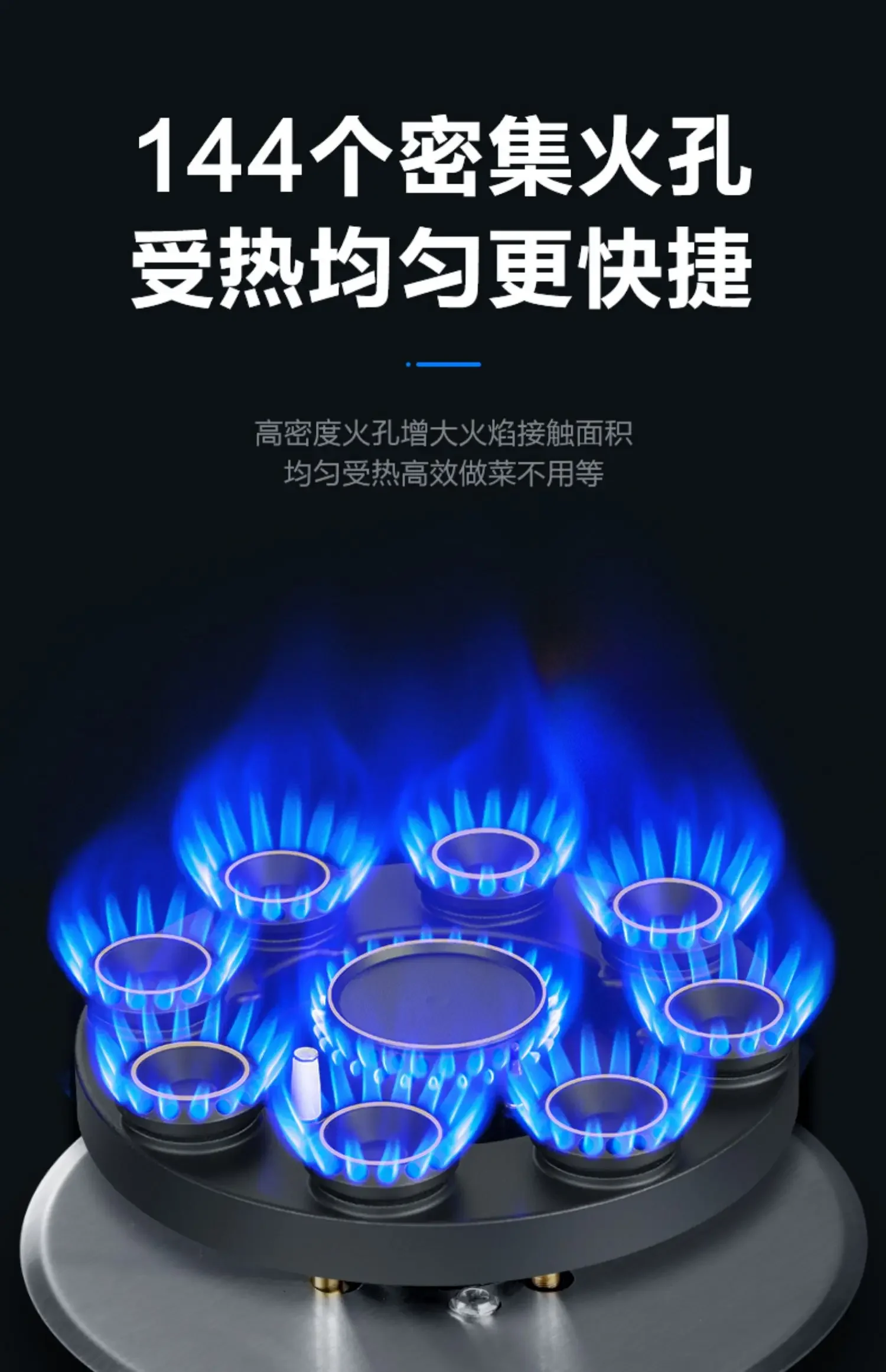 Высокомощная газовая плита Chigo одноконфорочная для домашнего использования