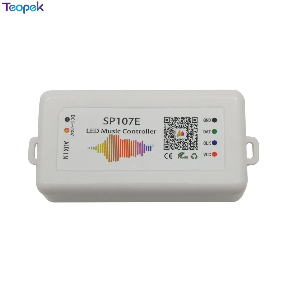 Контроллер светодиодных пикселей SP105E SP110E Bluetooth SP107E Музыка SP108E Wi-Fi для SK6812 WS2812B APA102