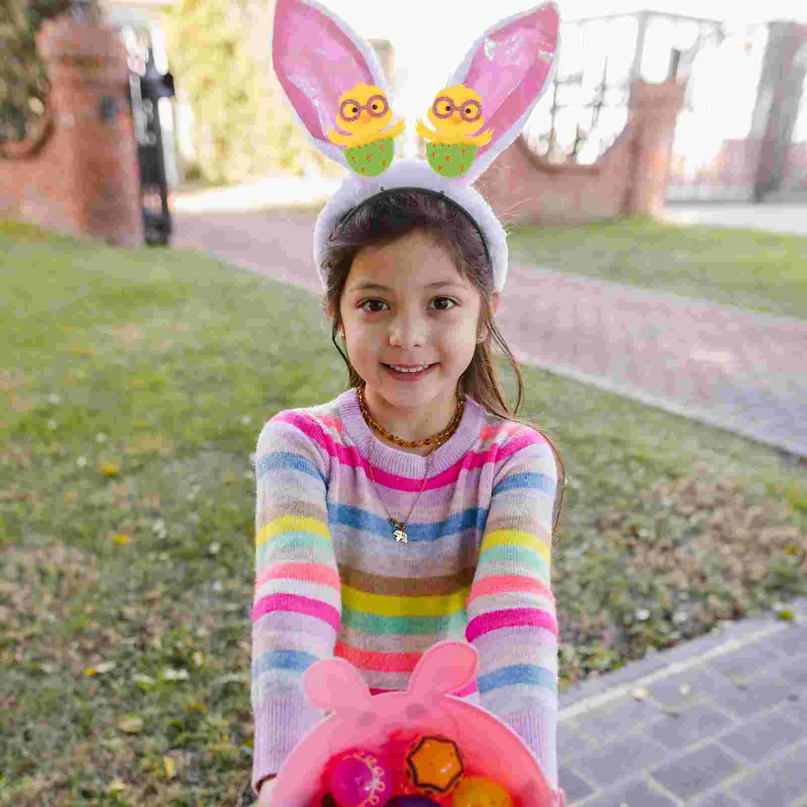 

5pcs Easter Cartoon Headband Kids Party Hair Hoops Festival Party Headdress
