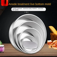 birthday cake mold shaped aluminum alloy anode live bottom baking tray mold bakeware round chiffon pan solid non stick home