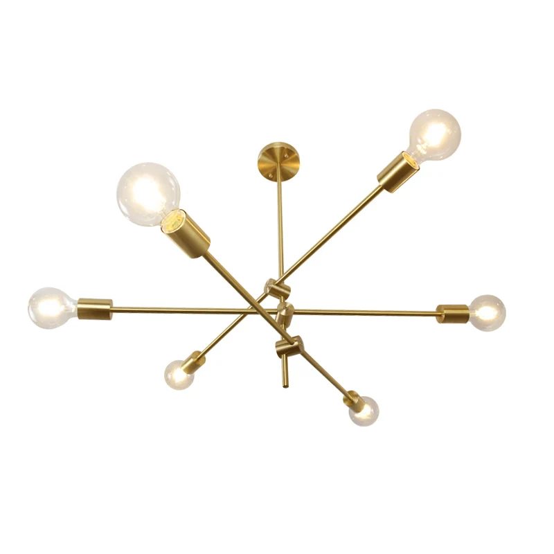 

Postmodern Pendant Lights Glass Ball Globe LED Pendant Lamp Nordic Simple Modern Hanging Iron Rod Pipe Light Fixture
