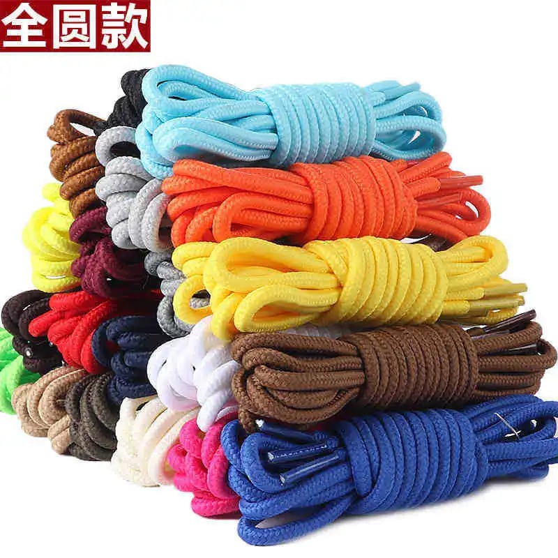 

5 Pairs Shoelaces Martin Boots Mountaineering Sports Shoes High Top Boots Outdoor Shoes Basketball Shoes White Black Shoelaces