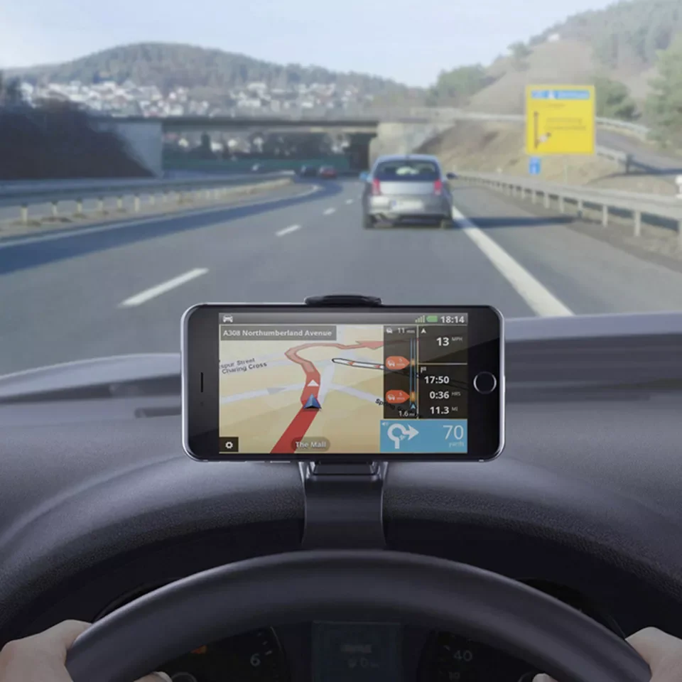 

Car Phone Holder HUD Dashboard Mount Phone Holder In Best Car Stand Bracket Support Smartphone Auto Telephone Clip GPS