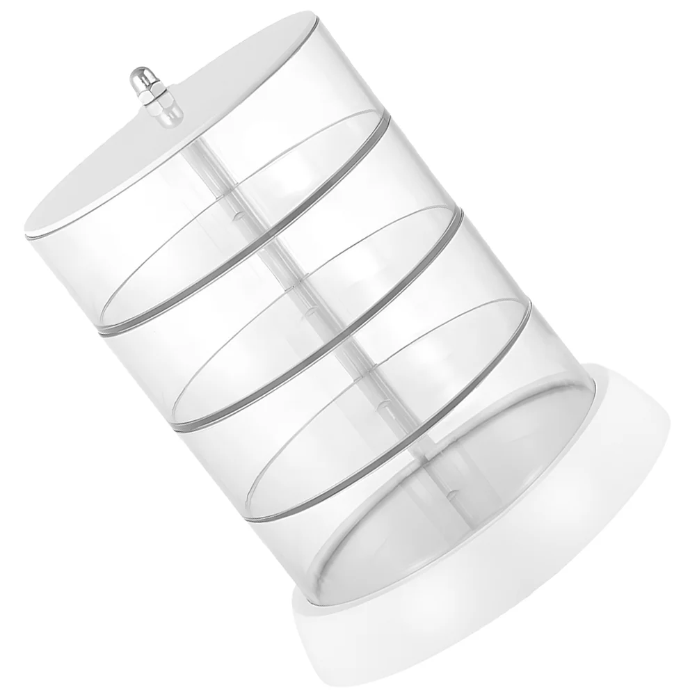 

Multi-layer Jewelry Box Storage Organizer Rotatable Case Tray Daughter Gifts Hair Clip The Pet Earring Rings Container