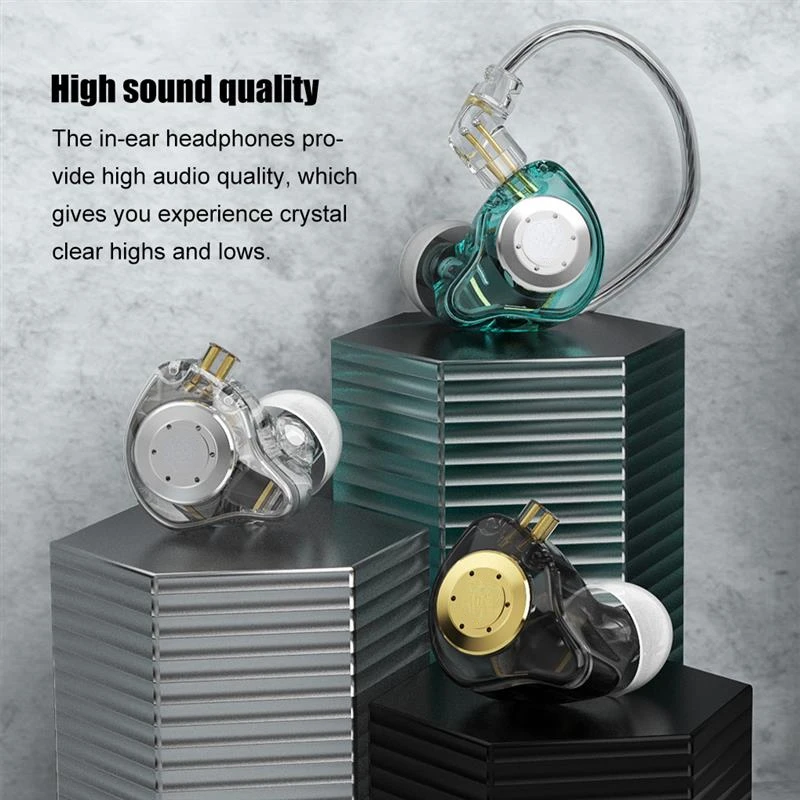 

Dynamic In Ear Earphone HIFI DJ Monitor Earphones Earbud Gaming Noise Cancelling Headset KZ ZSTX ZS10 PRO ZSX ZSN PRO