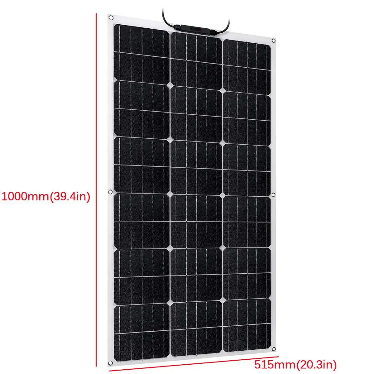 

2000W 1000W Solar Panel 18V High Efficiency Monocrystalline Portable Flexible Waterproof Emergency Charging Outdoor Solar Cells
