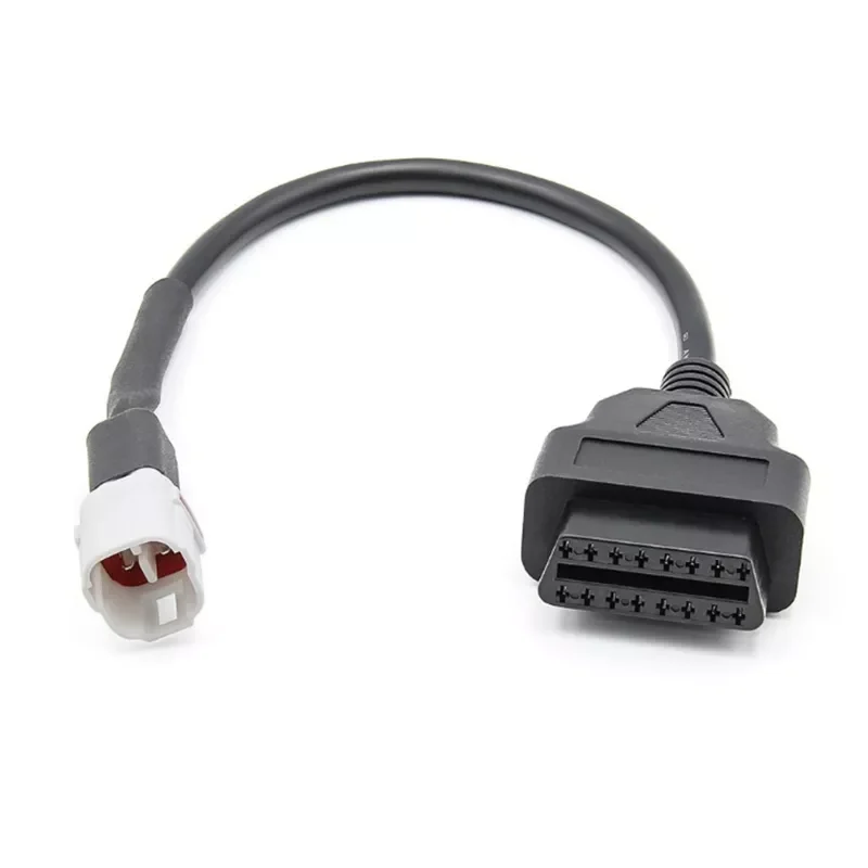 

Pin OBD2 Connector Compatible for Yamaha- Motorcycle ATV Diagnostic Extension Adapter Cable Test Scanner USB Interface