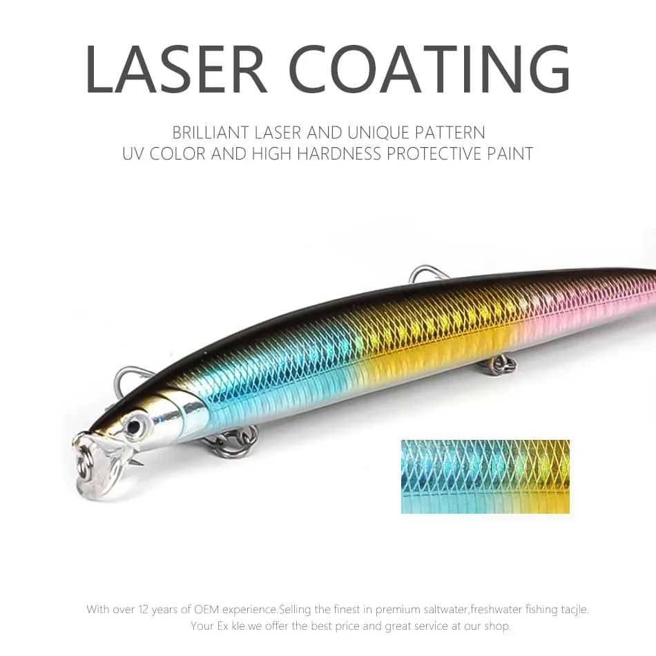 140 мм 23 г Плавающие жесткие рыболовные приманки MOOKZZ Top Minnow высококачественные