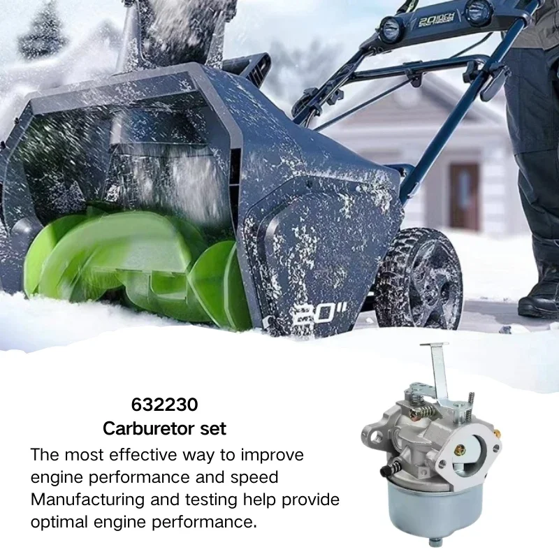 632272 Карбюратор для Tecuu Mseh H30 H50 H60 HH60 632230 632631 -63182 5HP 6HP 7HP 8HP Troy-Bilt Двигатель