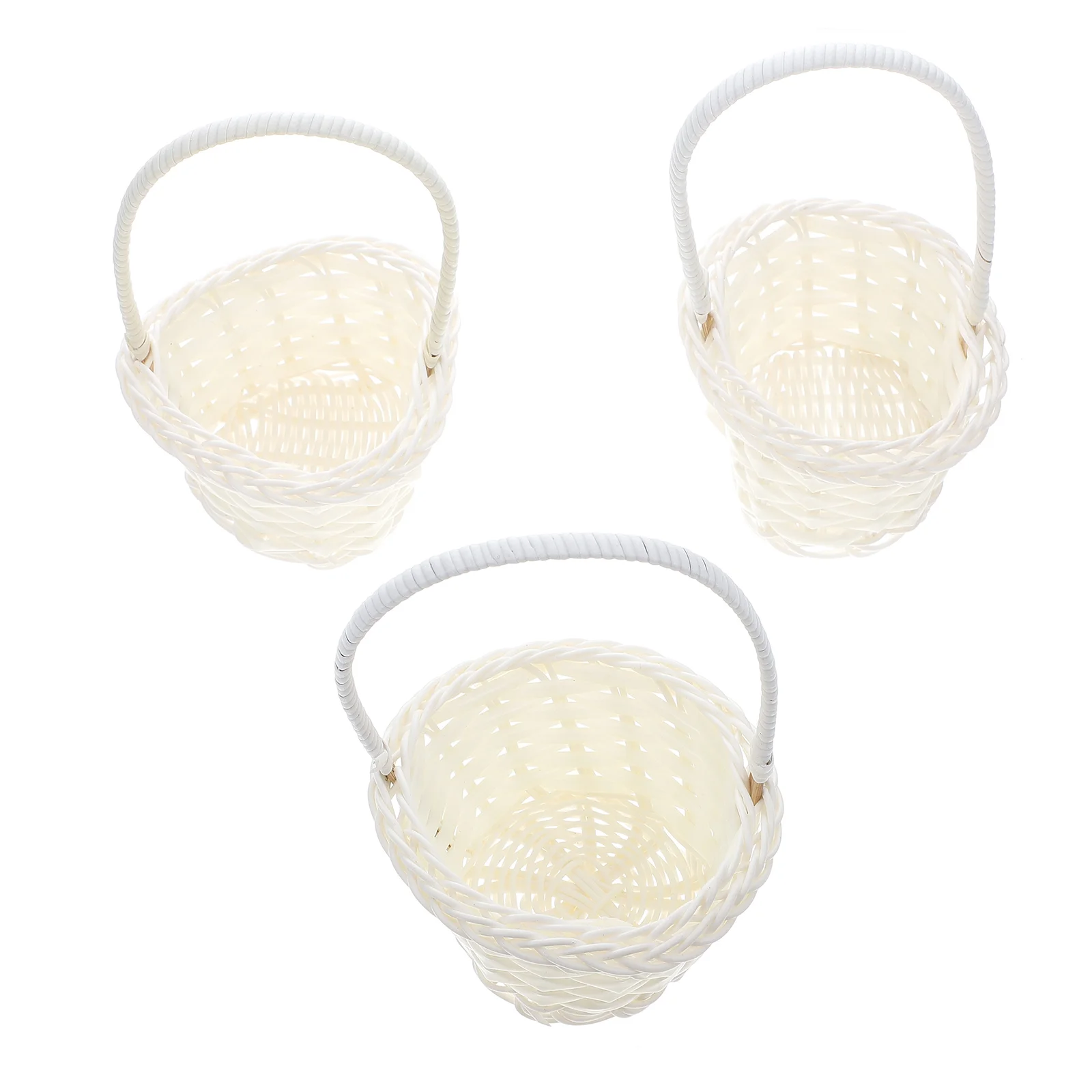 

Basket Baskets Flower Rattan Woven Mini Candy Wedding Small Girl Easter Gift Wicker Party Storage Handleforweaving Tiny