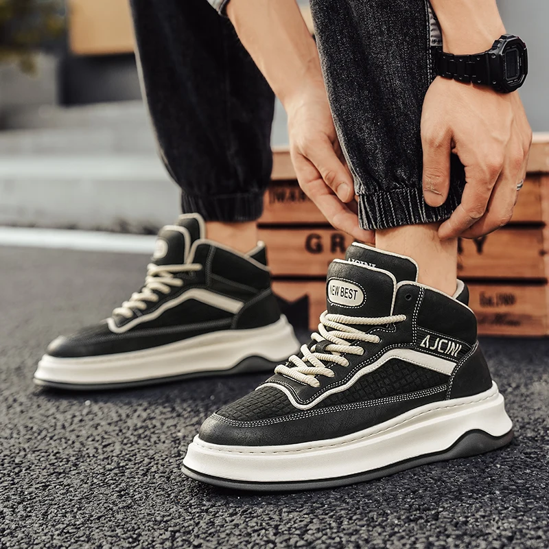 Кожаная обувь Повседневная деловая для мужчин Модное платье Tenis De Hombre Мокасины