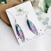 fairy crystal earringsfairy wing earringsquartz crystal earringsbutterfly wings earrings
