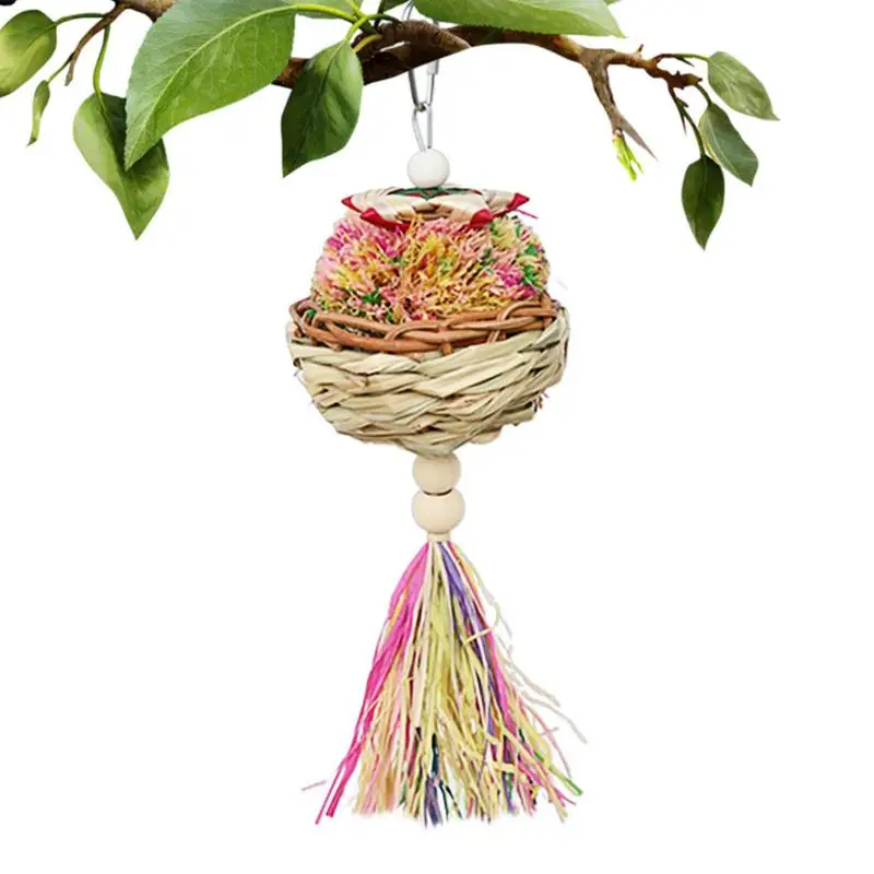 

Parrot Shredder Toys Bird Foraging Toys Chewable Parrot Toys Bowl Design Birds Cage Toy Parrot Cage Shredder Toy Bird Toys