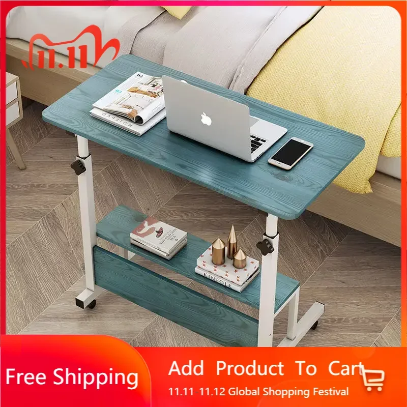 

Simple Laptop Bed Desk Learning Simple Small Table Tea Learning Table Movable Bedside Adjustable Portable Laptop Table WRXYH