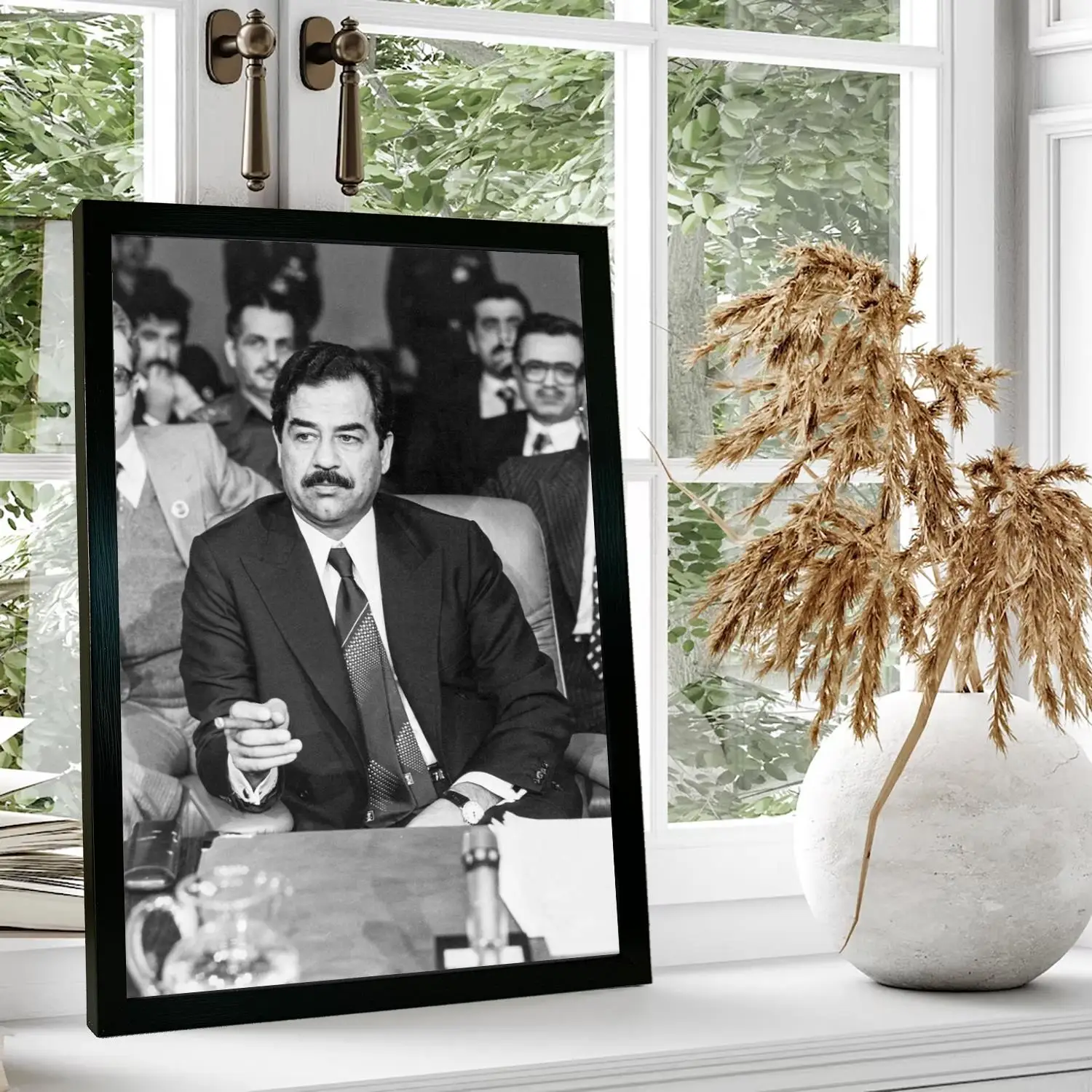 

Художественный постер Саддам Хусейн на холсте