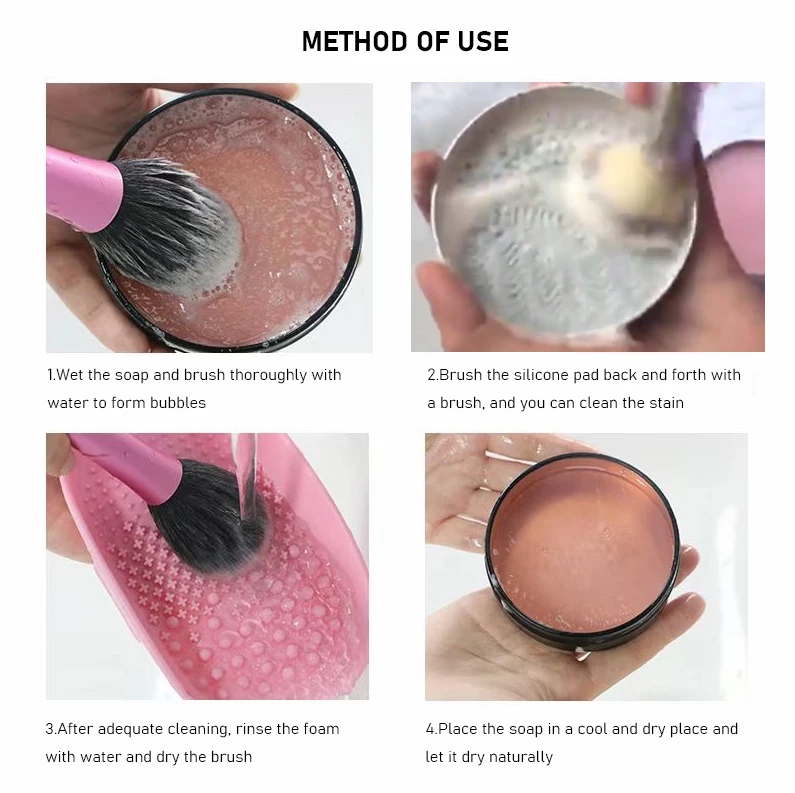 Кисть для макияжа с логотипом на заказ мыльница роскошный искусственный