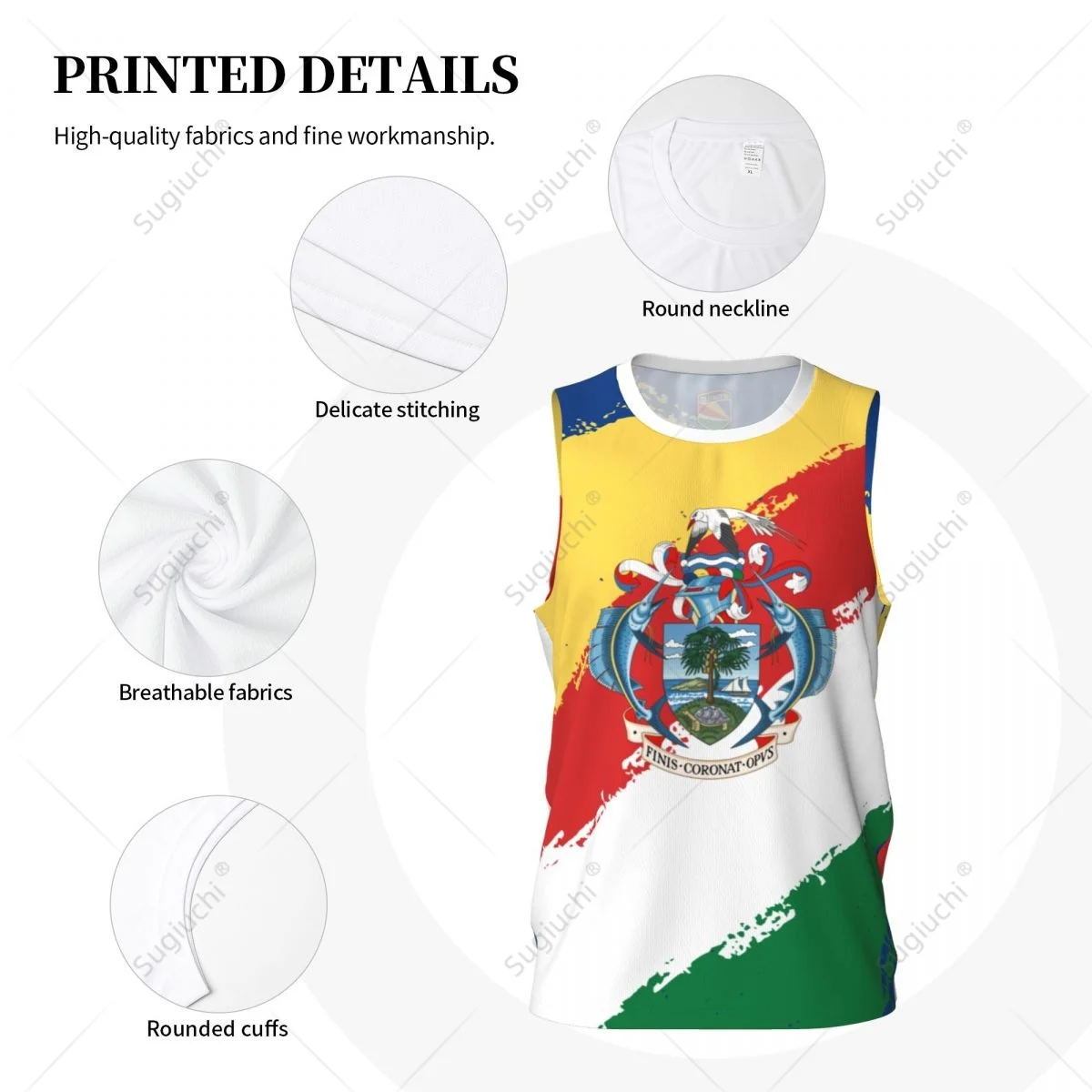 Мужская Баскетбольная Спортивная Многофункциональная рубашка без рукавов с