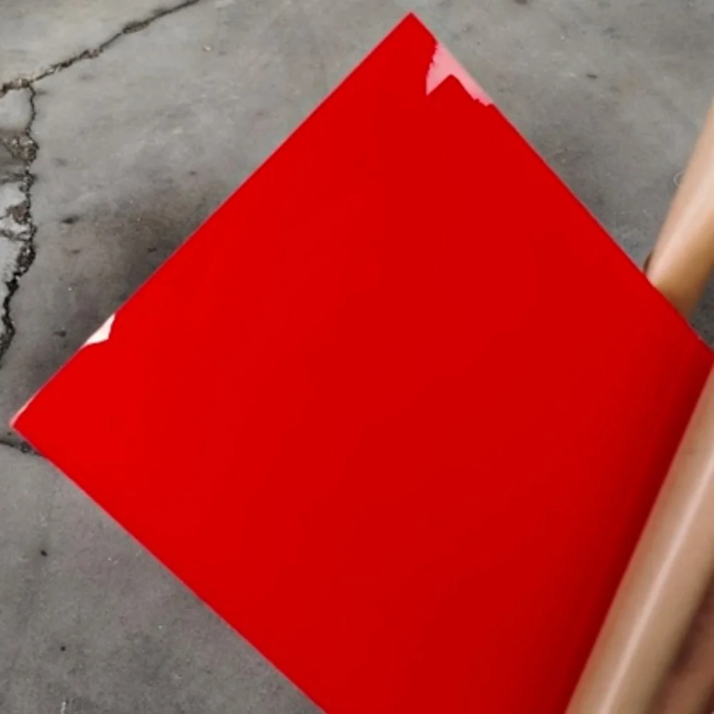 

3pcs T:3mm Red Frosted Matte Acrylic Board Plastic Plexiglass Plate