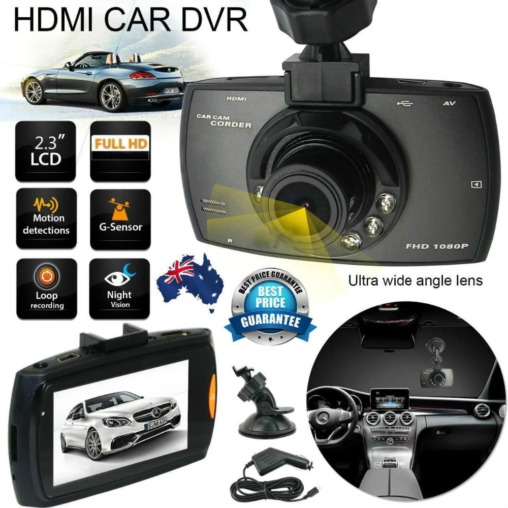 

HD 720P Car DVR Camera Dash Cam Video 2.4inch LCD LCD Display Night Vision Vehicle Camera Recorder Night Vision
