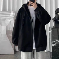 2022 new oversized hoodie zipper jacket student autumn korean fashion loose sweatpants male harajuku hoodie men clothing