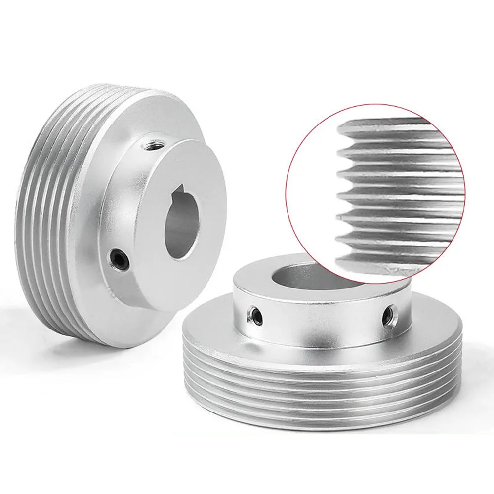 Мульти-клин шкив для ремня PJ 6 ячеек вал двигателя пиковых пазов шкивы зубчатого