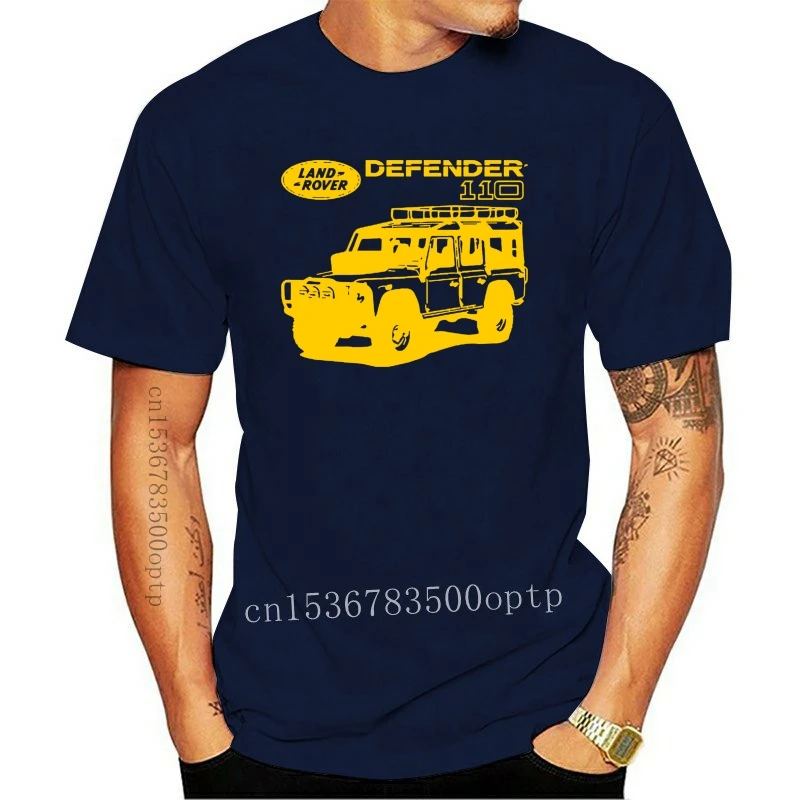 

Man Clothing New Defender 110 Land Shirt For Men Rover - Custom T-shirt Tee