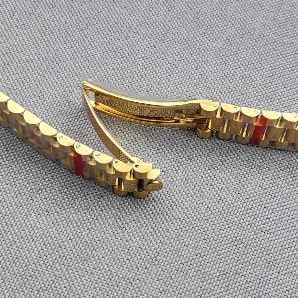 20mm Stainless Steel Multi-Color Presidential Strap Head Strap for Oyster Perpetual Day-Date Sub Aquaman 36mm 39mm 40mm Case