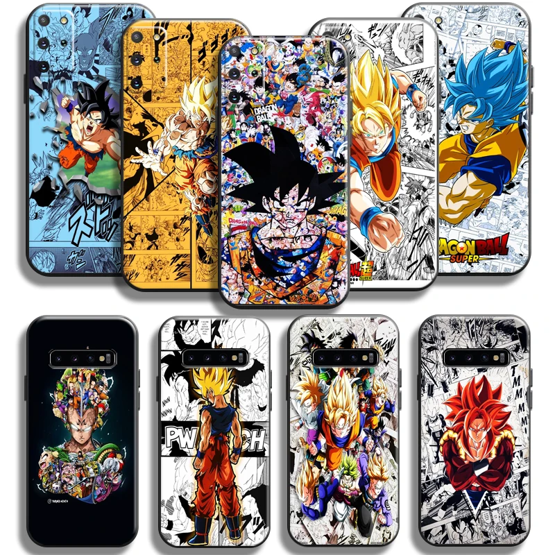 

Dragon Ball Comics Phone Case For Samsung Galaxy S22 S21 S20 S10 10E S9 Plus S22 S21 S20 Ultra FE 5G Carcasa TPU Soft