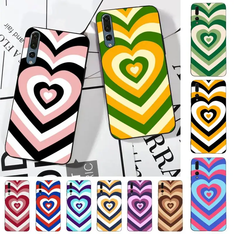 

Love Heart Phone Case for Huawei P30 40 20 10 8 9 lite pro plus Psmart2019