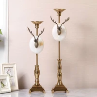 large wedding favor table decoration tall candlestick metal candle holder