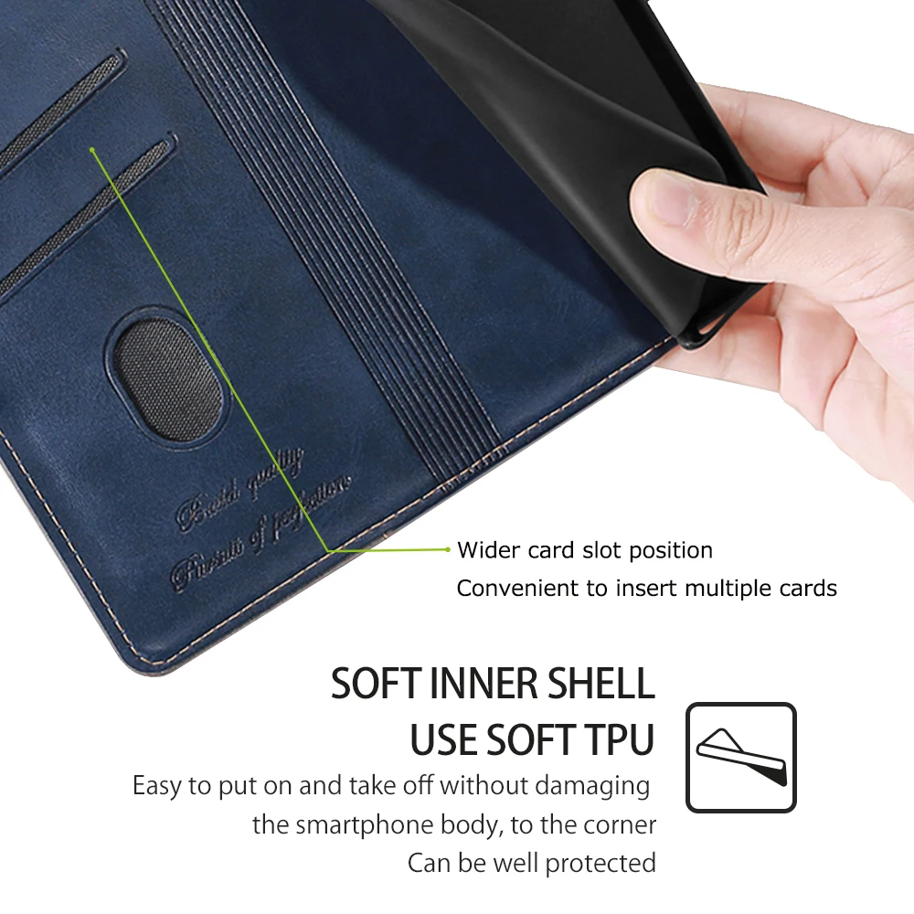 Flip Case for Samsung Galaxy S10 S20 FE Ultra S9 S8 S7 S6 S5 Plus Edge S10e Leather Wallet Case Cover for Note 8 9 10 20 M11 M31